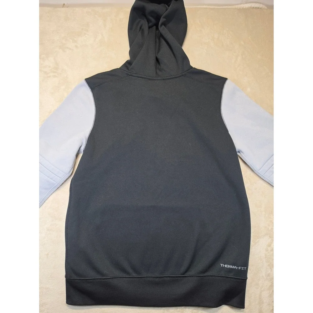 Nike‎ Chicago White Sox Therma-FIT Kids Hoodie Black Grey Baseball Size M 10/12
